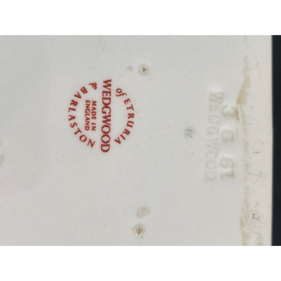 Wedgwood Wiggins Teape Group Papermakers Butter Dish 1961 Trinket Box 5" long - Picture 8 of 10